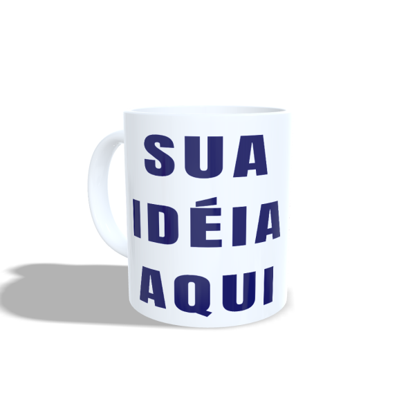 Caneca Branca Personalizada